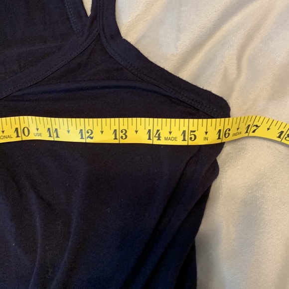 KAIN label maxi rope tie waist vneck sleeveless Stretchy Navy Maxi Dress small - Picture 4 of 7